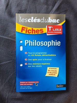 LES CLES DU BAC FICHES TL, ES, S | PHILOSOPHIE