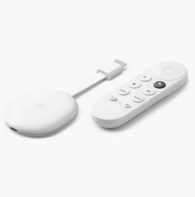 GOOGLE CHROMECAST AVEC GOOGLE TV|TELECOMMANDE VOCALE - 4K ULTRA HD - HDR10/10 + WIFI/BLUETOOTH - HMI