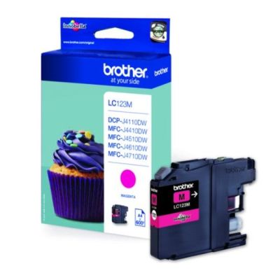 CARTOUCHE BROTHER LC123 MAGENTA