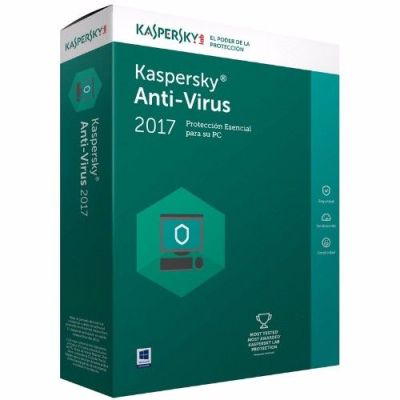 ANTIVIRUS KASPERSKY 2017 3 USERS + 1