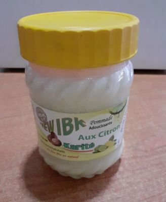 POMMADE DE BEURRE DE KARITE IBK ADOUCISSANTE-A BASE DE CITRON 500G