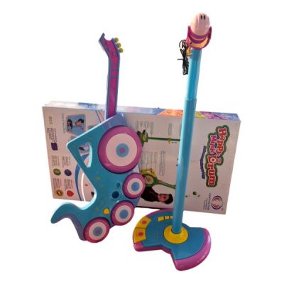 JOUET POUR ENFANT | GUITARE + TABLE MIXAGE ET BATTERIE | HAPPY MUSIC DRUM
