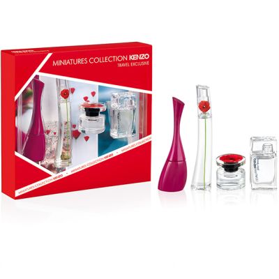 PARFUM FEMME - COFFRET MINIATURES COLLECTION KENZO 4 PIECES
