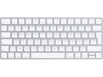 CLAVIER APPLE SANS PAVET NUMERIQUE - AZERTY - BLUETOOTH (Mac OS X 10.11 (El Capitan)macOS 10.12 (Sierra)macOS 10.13 (High Sierra)macOS 10.14 (Mojave)macOS 10.15 (Catalina)macOS 11.0 (Big Sur)macOS 12.0 (Monterey)macOS 13.0 (Ventura)