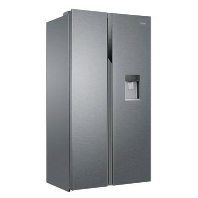 REFRIGERATEUR HAIER SIDE BY SIDE + FONTAINE SILVER HSR3918EWPG