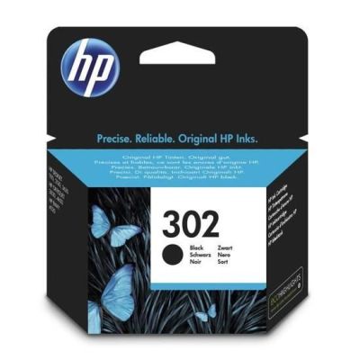HP 302 Cartouche d'encre Noir authentique (F6U66AE)