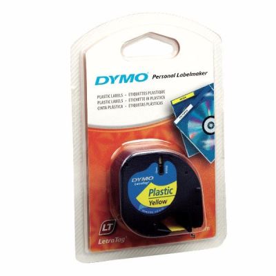 RECHARGE ÉTIQUETEUSE DYMO LETRATAG COULEUR JAUNE