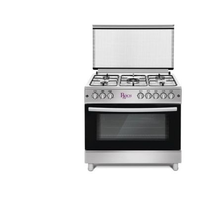 CUISINIERE ROCH 5 FEUX 90X60 INOX F9L50 G2- IL