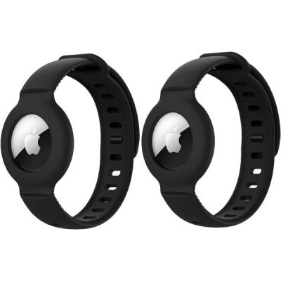 Bracelet anti-perte pour enfants/adultes pour Apple AirTag | Lot de 2
