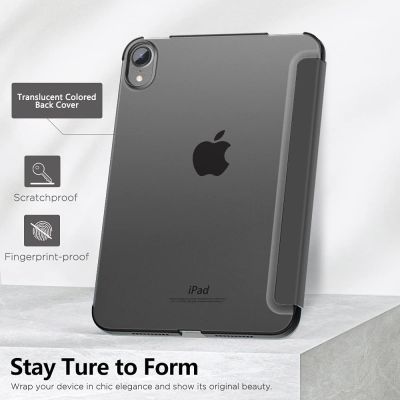Coque Etui de protection iPad Mini 6 2021 (6e génération, 8,3 pouces) | avec réveil/veille automatique, gris sidéral