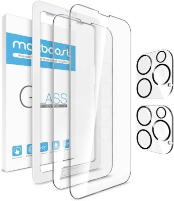 Lot de 2 protecteurs d'écran pour iPhone 13 Pro Max [6,7 pouces]