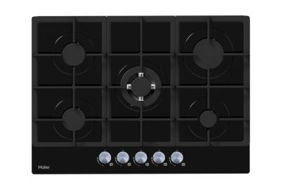 PLAQUE ENCASTRABLE HAIER A GAZ NOIR 5 FEUX 90/60 HOB790B