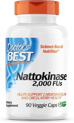 Nattokinase - 2 000 FU d'enzymes |Soutient la santé Cardiaque 90 CAPSULES