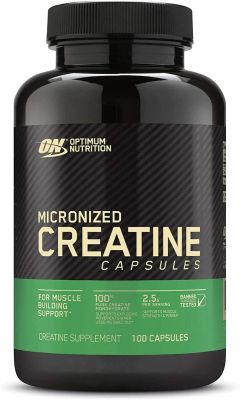 Optimum Nutrition |Creatine 2500 100% de créatine pure monohydratée 2,5 grammes |(100 capsules)