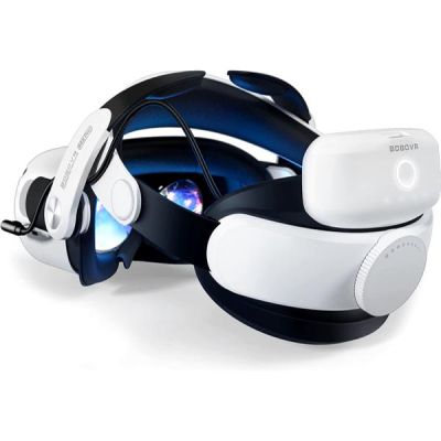 Sangle de tête pour casque VR OCULUS QUEST 2 avec batterie BOBOVR M2 Pro