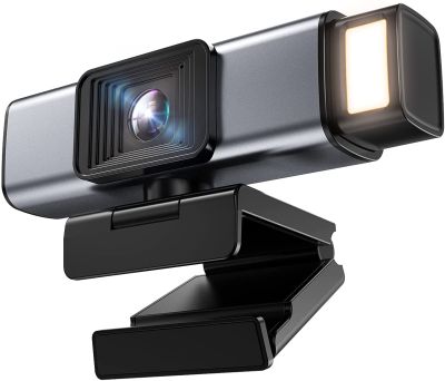 WEBCAM FULL HD 1080P CASECUBE AVEC CAPTEUR SONY | Microphone et mise au point automatique, webcam HD 2K/1080p avec grand angle, couverture de webcam, webcam en streaming avec lumière Flash, caméra d'ordinateur Plug and Play, caméra Web pour zoom, Skype
