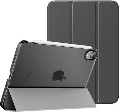 Coque Etui de protection iPad Mini 6 2021 (6e génération, 8,3 pouces) | avec réveil/veille automatique, gris sidéral