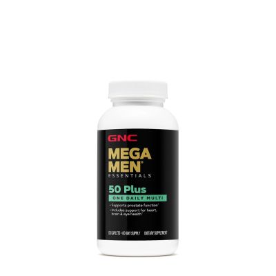 GNC Mega Men 50 Plus Prend en Charge la Fonction de la Prostate |60 unités