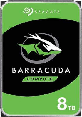 Seagate BarraCuda, 8 To, Disque Dur Interne HDD – 3,5 pouces, SATA 6 Gbit/s 5 400 tr/min, 256 Mo de mémoire cache, pour PC