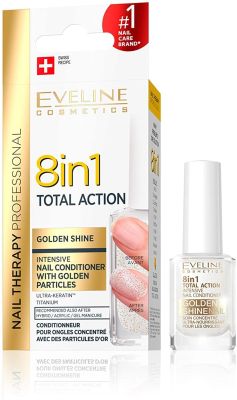 Total Action Traitement et revitalisant intensif pour ongles 8 en 1 Silver Shine