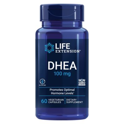 DHEA 100mg - Pour l'équilibre hormonal, le soutien immunitaire, l'anti-âge, la santé cardiovasculaire, circulatoire et osseuse et sexuelle - Déhydroépiandrostérone pour le soutien de la mémoire - 60 capsules