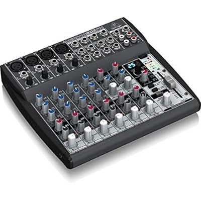 TABLE DE MIXAGE | Behringer 1202FX Mélangeur Haut de Gamme à 12 Entrées et 2 Bus avec Préamplis Micro XENYX, Égaliseurs Britanniques et Processeur Multi-Effets