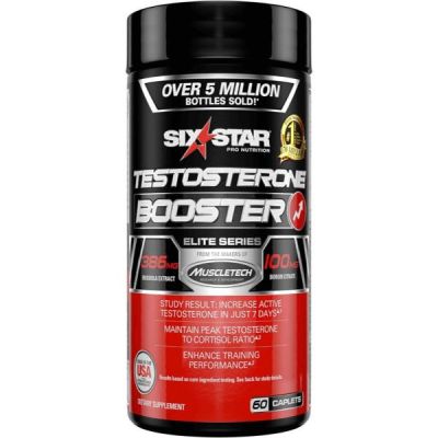 Booster de testostérone Six Star | Pro Nutrition Test Booster | 60 pilules