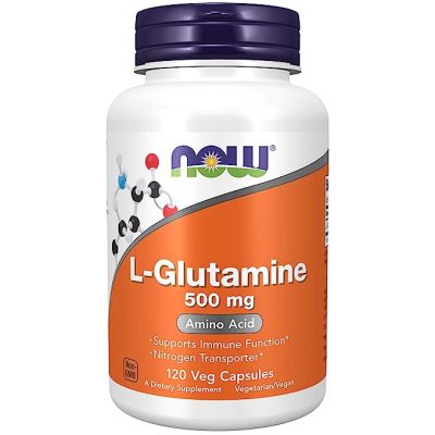 L-Glutamine 500mg 120 Capsules NOW