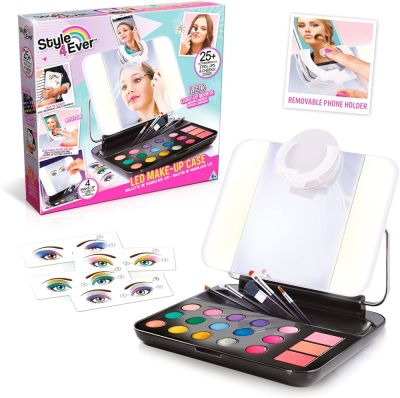 ENFANT|MALLETTE DE MAQUILLAGE AVEC MIROIR LED |8Ans+
