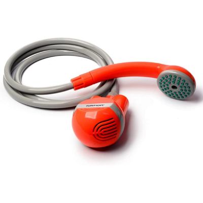 Douche d'extérieur portable Ivation alimentée par batterie |Pommeau de douche de camping compact et rechargeable