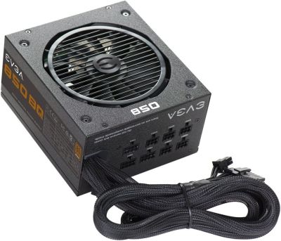 Alimentation pc EVGA 850 Bq, 80+ Bronze 850W, semi-modulaire