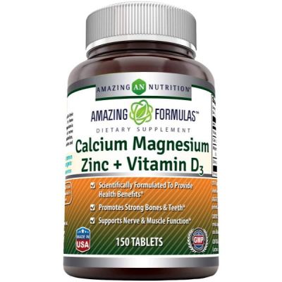 Calcium Magnesium Zinc + D3 | 150 Comprimés | Kaynoo Sénégal