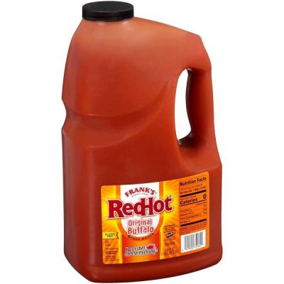 SAUCE BARBECUE | Frank's RedHot Original Buffalo Wings Sauce | 3.8L de sauce piquante | Pour les ailes de poulets, les vinaigrettes, les trempettes