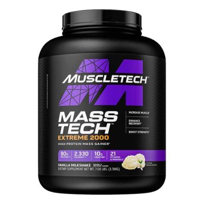 MuscleTech Mass-Tech Extreme 2000 | Poudre de protéines Mass Gainer | 3.2KG