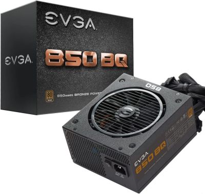 Alimentation pc EVGA 850 Bq, 80+ Bronze 850W, semi-modulaire