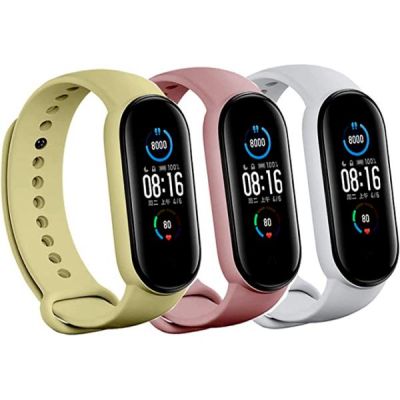 Bandes activity tracker compatibles avec Mi Band 6 & Mi Band 5 & Amazfit Band 5 | PACK DE 3