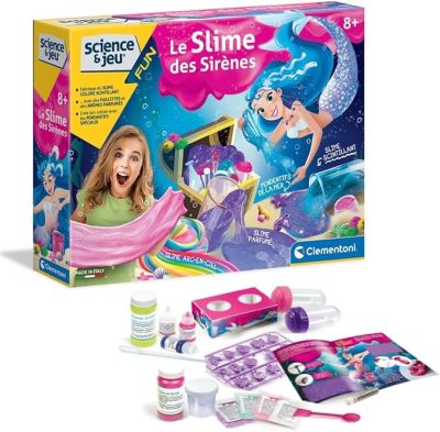 ENFANT | CLEMENTONI SCIENCE & JEU | SLIME DES SIRENES 8ANS+