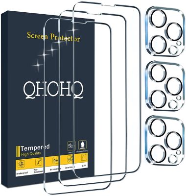 Lot de 3 films de protection d'écran pour iPhone 13 Pro Max