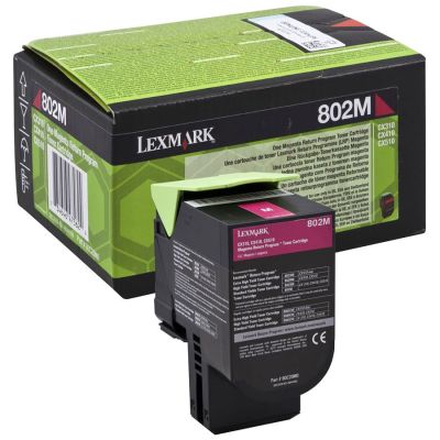 CARTOUCHE LEXMARK 802M MAGENTA