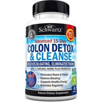 NÉTTOYANT ET DÉTOXIFIANT DU COLON | Perte de poids et le soutien digestif – 15 jours de nettoyage extra fort | avec fibre probiotique plus noni pour le soulagement de la constipation et le soutien des ballonnements