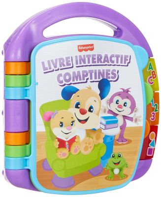 JOUET ENFANT |LIVRE INTERACTIF COMPTINES - 6MOIS +