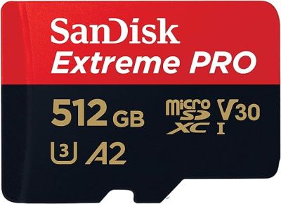 CARTE MÉMOIRE MICRO SD 512 GB SANDISK| EXTREME PRO ULTRA MICROSDXC