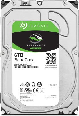 Seagate BarraCuda, 6 To, Disque dur interne HDD – 3,5