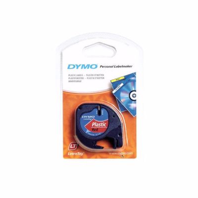 RECHARGE ÉTIQUETEUSE DYMO LETRATAG COULEUR ROUGE