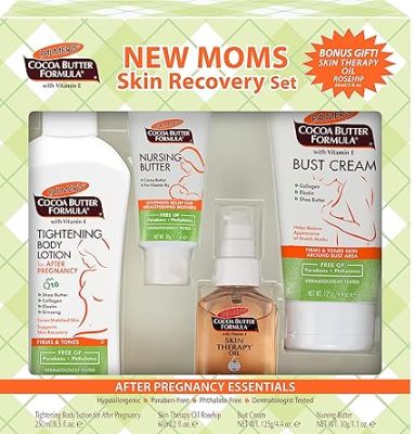 Palmer's Cocoa Butter Formula | Ensemble de récupération cutanée pour nouvelles mamans 