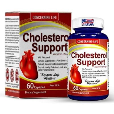 CHOLESTEROL SUPPORT | Abaisser le cholestérol élevé naturellement - avec un soutien du cholestérol, aide à réduire les mauvais LDL et les triglycérides - Supplément naturel de réduction du cholestérol élevé - Coeur en santé