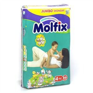 COUCHES BÉBÉ MOLFIX DE 7 A 18 Kg / 66 pcs