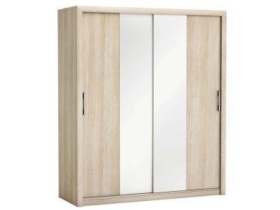MOBILIER DE MAISON - ARMOIRE 2 PORTES COULISSANTES + MIROIR REF 19565