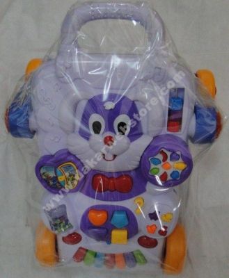 TROTTEUR POUR BÉBÉ BLANC-MAUVE