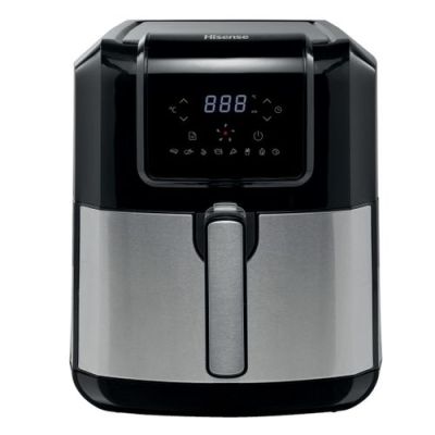 AIRFRYER HISENSE | H06AFBS1S3, puissance 1700 W, capacité 5 L avec écran LED et commandes tactiles, température réglable numériquement sans BPA et PFOA